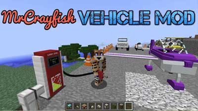 Скачать Мод на машины для Minecraft PE 1.20.4 MrCrayfish’s Vehicle Mod полная версия