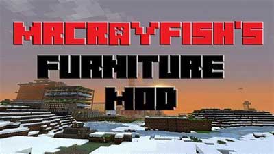 Мод на мебель MrCrayfish's Furniture mod для Minecraft PE 1.18.1 новая версия скачать
